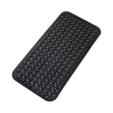 Imagem de Tapete De Banho Antiderrapante Em PVC 15x27.6in Com Ventosas E Furos D