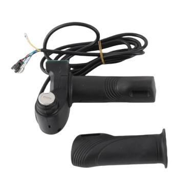 Imagem de SPYMINNPOO Conjunto de Punho de Guiador Com Display LED à Prova D'água para Scooter de Bicicleta Elétrica, Design Ergonômico Com Trava Elétrica, 1 par para Guidão de Bicicleta, Ideal para Acessório