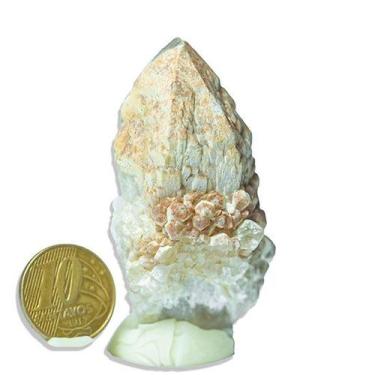 Imagem de Ponta Cristal Bruto Quartzo Vela Natural Tipo A 50 a 60 mm 41 g - Cris