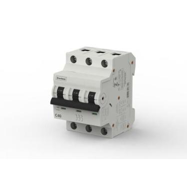 Imagem de Disjuntor Enerbras Curva C Termomagnéticos Tripolar Trifásico 40A