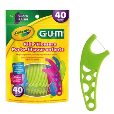 Imagem de GUM Flosser Crayola C/40