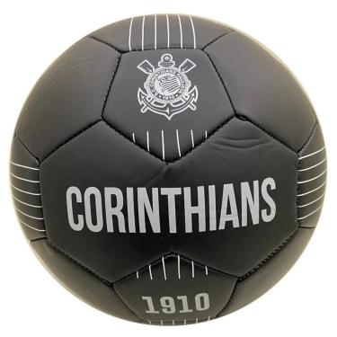 Imagem de Bola De Futebol De Campo Black Corinthians N5-Unissex