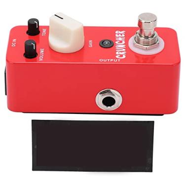 Imagem de Micro pedal de distorção de alto ganho, mini efeitos de metal, 3 modos, efeito de guitarra elétrica, MDS3, som True Bypass, indicador LED de concha de metal forte para