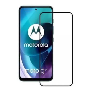 Imagem de [GL CASES] Película Para Moto G71 Vidro Temperado Anti Impacto Risco 3D 9H Pelicula Motorola Moto G71 Protetor De Tela Com Cobertura Total + Kit De Limpeza