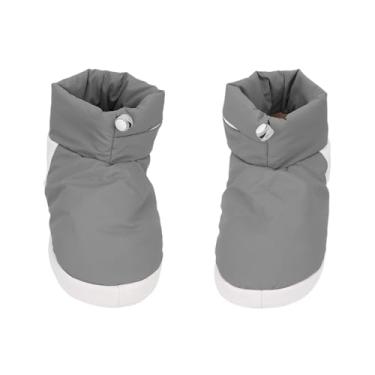 Imagem de Cffuvros Chinelos Aquecidos Ultra Aconchegantes, para Mulheres e Homens, Aquecedores de Pés Elétricos USB Laváveis ​​com 5 Configurações de Calor para Ambientes Internos, Externos,