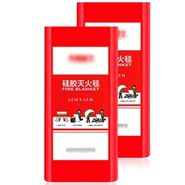 Imagem de Cobertor de incêndio de emergência cobertor à prova de fogo, cobertor retardador de chamas de restaurante, cobertores de soldagem para bombeiros, várias combinações (cor: amarelo, tamanho: 150 cm*2)