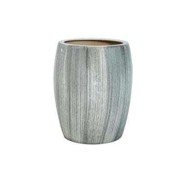 Imagem de KHUTRW3D Vaso de flores grande de cerâmica para casa leve vaso verde luxuoso para sala de estar decoração de piso interno e externo (grande)