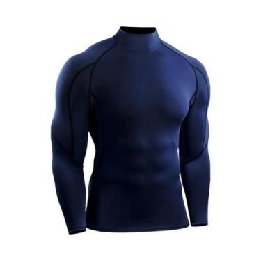 Imagem de Camiseta De Manga Longa Para Corrida Masculina, Compressão, Fitness, T