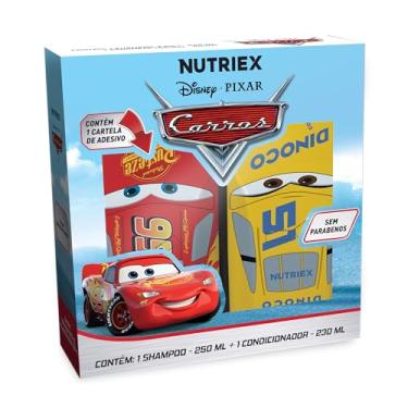 Imagem de Disney Carros Kit Infantil Shampoo 250 ml + Condicionador 230ml + Adesivos