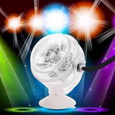 Imagem de Generic Refletores LED Submersíveis para Aquários à Prova D'água Com Cabeça de Lâmpada Giratória para Criar Interesse para Aquários, Plástico, Cores Mutáveis, 1 Peça para Entusiastas de