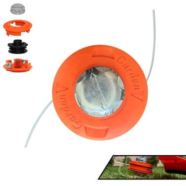 Imagem de Carretel de Nylon Garden Universal Recarga Fácil Rosca M10 Para Roçadeira À Gasolina 26cc, 33cc, 43cc, 52cc, 62cc Com Fio de Nylon de Fácil Reposição