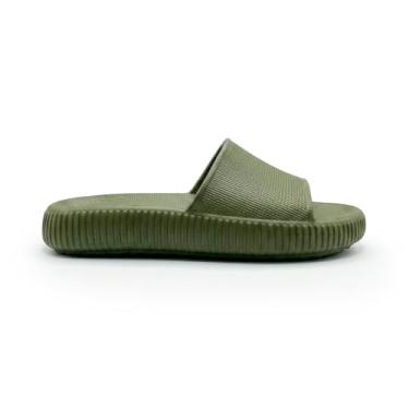 Imagem de Chinelo Masculino Nuvem Anatômico Fitscarpa EVA Premium Ortopédico Confort (Verde, BR, Adulto, Faixa Numérico, 41, 42)