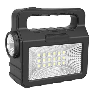 Imagem de Zhjvihx Gerador Solar Portátil, Estação de Energia Portátil Com 6000mAh e Luzes LED Brilhantes, Pacote de Bateria de Lítio para Uso Doméstico RV Van Acampamento Ao Ar Livre, Painel