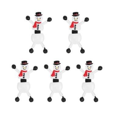 Imagem de Bonecos De Neve Fofos De Natal, Brinquedos Esticáveis E Posicionáveis 