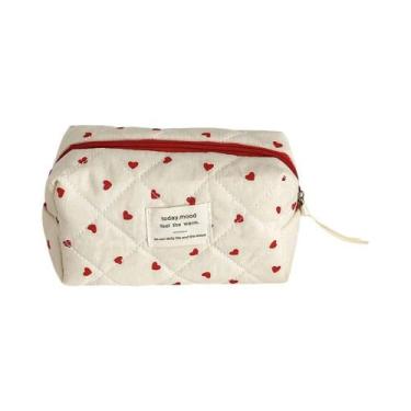 Imagem de Bolsa De Maquiagem Feminina Grande Capacidade Com Acolchoado, Necessai