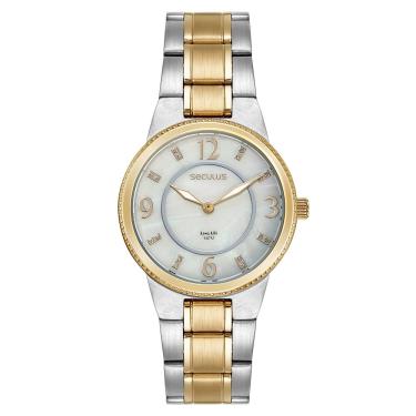 Imagem de Relógio Seculus Feminino Ref:44138lpsvba2 Casual Bicolor