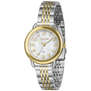 Imagem de Relógio Lince Feminino Ref: Lrtm028l36 B2sk Casual Bicolor