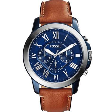 Imagem de Relógio Fossil Masculino Ref: Fs5151/0an Cronógrafo Azul