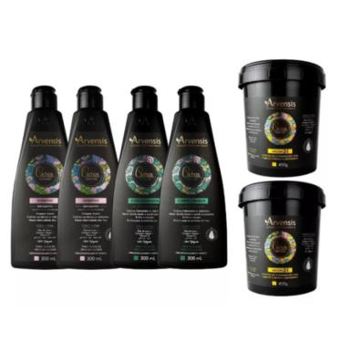 Imagem de Kit Arvensis Cachos 2 Shampoo 2 Condicionador 2 Mascara 2x1