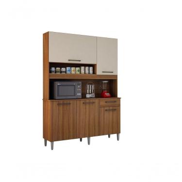Imagem de Kit Cozinha Compacta 5 Portas Esmeralda Chf Moveis