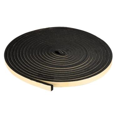 Imagem de PATIKIL Fita isolante de espuma, tira de vedação de porta autoadesiva para ar condicionado de janela de porta de porta para janela de porta, preta