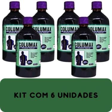 Imagem de Suplemento Alimentar Columax Natural Frasco 500ml Kit Promocional 6 Un