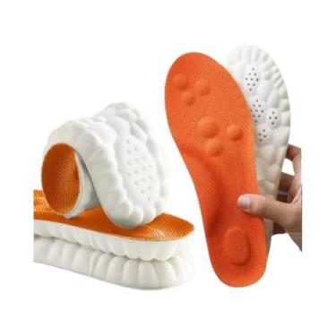 Imagem de Palmilhas Esportivas De Látex Respiráveis Com Absorção De Choque E Sup