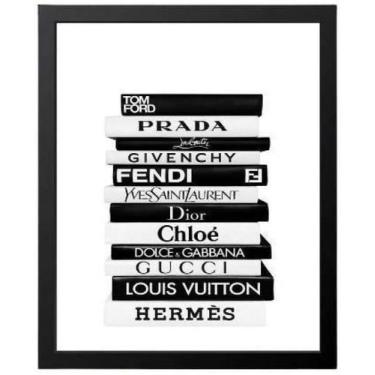 Imagem de Quadro Livros Da Moda Fashion - Quadros On-Line