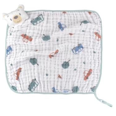 Imagem de Naninha Soft com Pelúcia e Prendedor de Chupeta 30cm x 38cm - BABY JOY