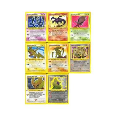 Imagem de Cartas De Pokémon Brilhantes: Charizard, Mewtwo, Raichu, Celebi, Steel