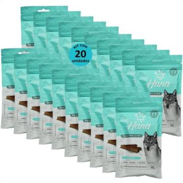 Imagem de Snack hana healthy life dogzen cães adultos 100g kit com 20