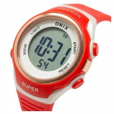 Imagem de Relógio Menina Onix Digital IT616A Vermelho  Cronômetro, Alarme, Calen
