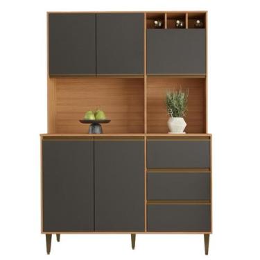 Imagem de Armário De Cozinha Completa 5 Portas 3 Gavetas Itália - BATROL IND E C