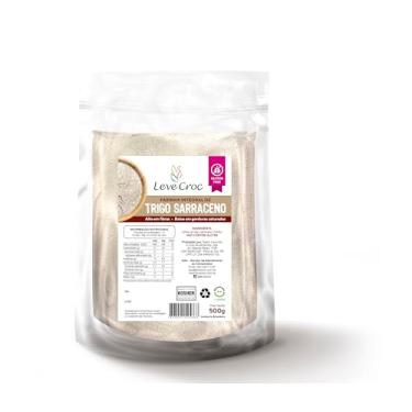Imagem de Farinha Integral de Trigo Sarraceno (Mourisco) 500g - Sem Glúten - Leve Croc