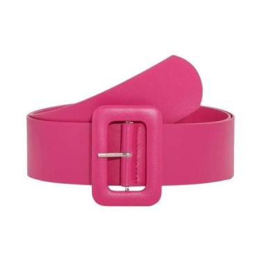 Imagem de Cinto Feminino Largo De Couro PU, Moda Simples E Luxuosa, Preto E Rosa