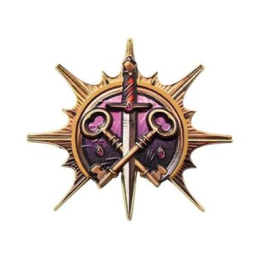 Imagem de Broche De Metal Unissex Baldur's Gate 3 Para Cosplay: Acessório De Lap