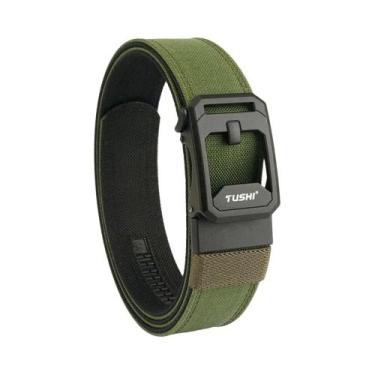 Imagem de Cinto Tático Resistente Masculino, Cinto De Nylon Com Fivela De Metal,