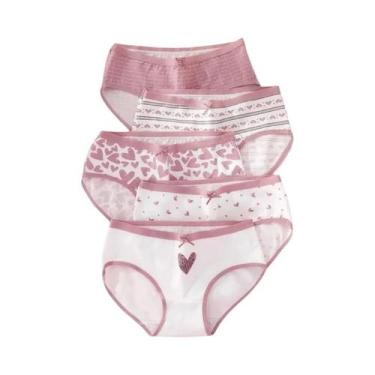 Imagem de Calcinhas De Algodão Para Meninas Jovens 5 Peças Com Estampa Fofa, Cin