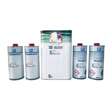 Imagem de Kit verniz d800 galão 5litros + catalizador + diluente - PPG