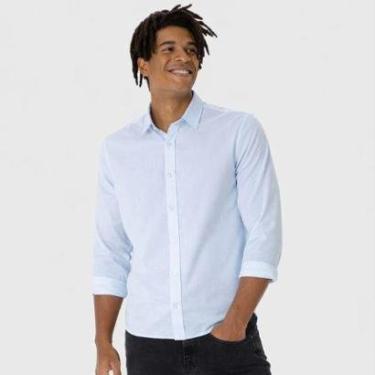 Imagem de Camisa Básica Tradicional Masculina Em Tricoline Malwee-Masculino