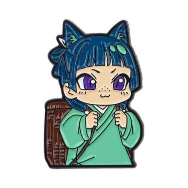 Imagem de Pins De Esmalte De Menina Anime, Crachá De Manga Japonês Para Mochila,