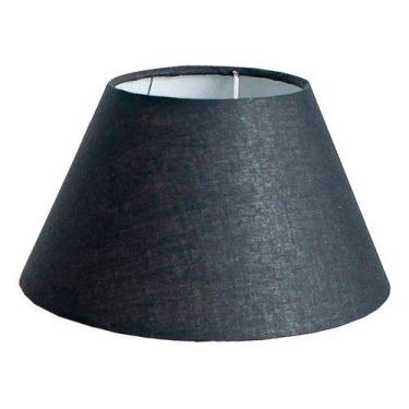 Imagem de Cúpula De Abajur 30x20x50cm Grande Tecido Algodão Soquete E27 Ref 25 P