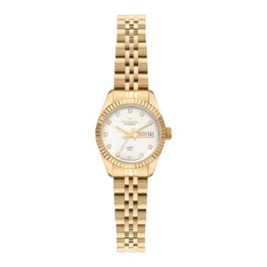 Imagem de Relógio Technos Feminino Ref: Nh06ae/1k Automático Dourado