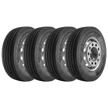 Imagem de KIT 4 Pneus Lanvigator SL102 295/80 R22.5 154/149M 18PR Liso