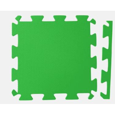 Imagem de Tatame Eva 10mm 50x50 - Tapete infantil emborrachado - AMS, Verde am