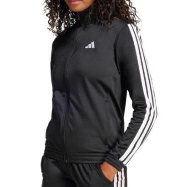 Imagem de Jaqueta Feminina Adidas Agasalho 3 Stripes Black - JC8889-Feminino