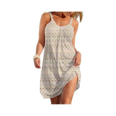 Imagem de Vestido Feminino De Verão Em Linha A, Moderno, Casual, Y2K, Solto, Mac