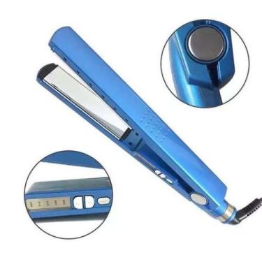 Imagem de chapinha titanium 450 profissional azul bivolt, Bivolt