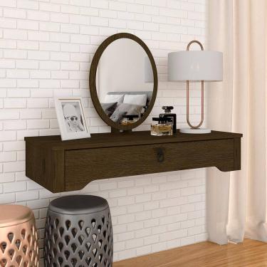 Imagem de Penteadeira Suspensa Com Espelho Paola Cedro - Móveis Arapongas