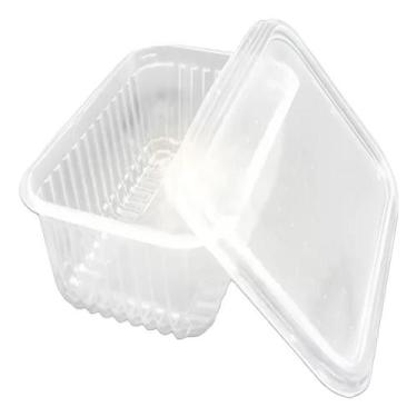 Imagem de Potes Plásticos 350ml com Tampa kit 24 Unid. para Marmita - Prafesta